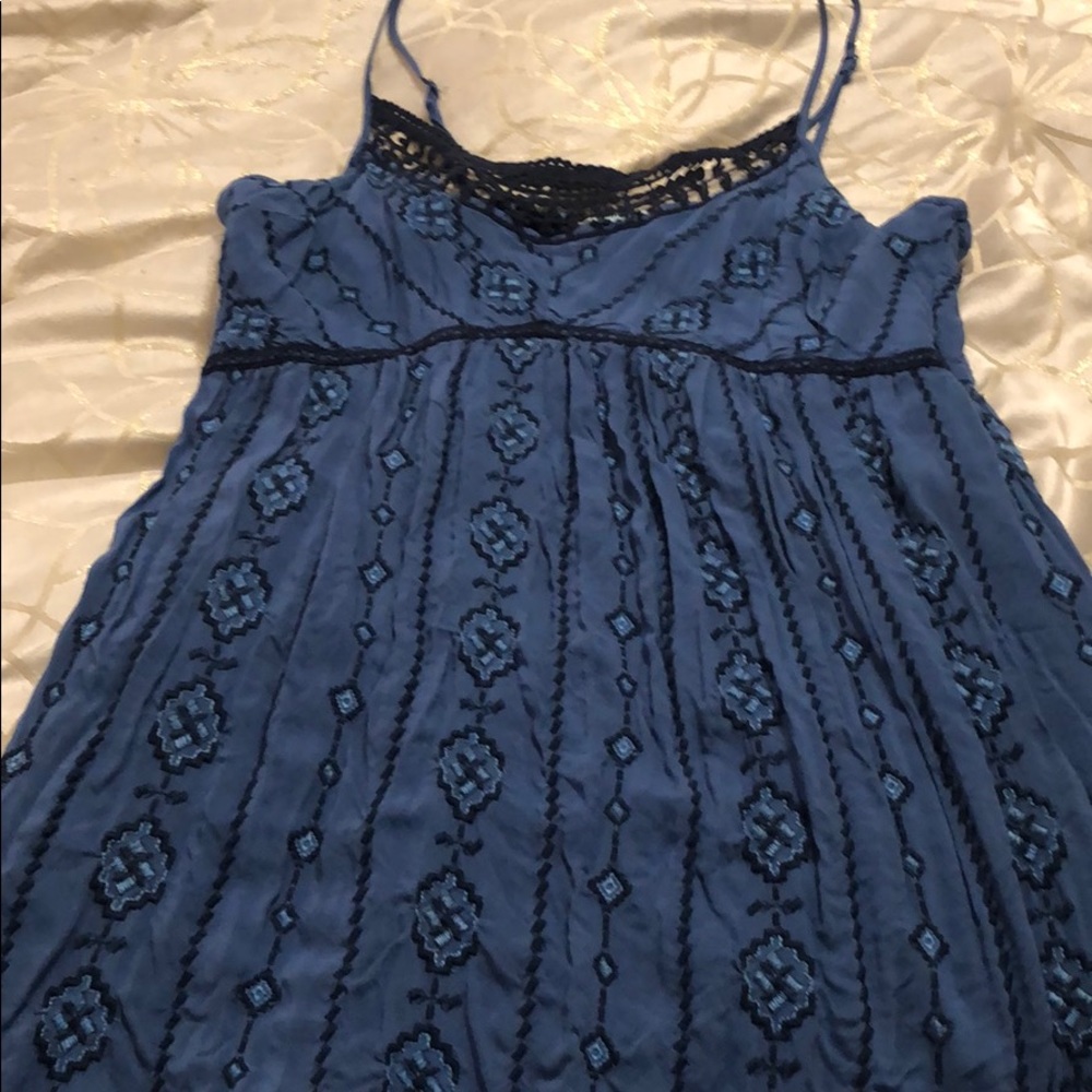 Maurices Blue Printed Dress